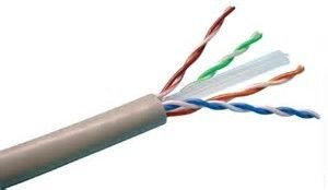 China 350 MHz UTP CAT6 Network Cable 4 Pairs 23 AWG Solid Copper with PVC Jacket supplier