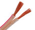 Transparent Speaker Cable 2 × 1.50mm2 99.99% OFC Conductor for Audio System supplier