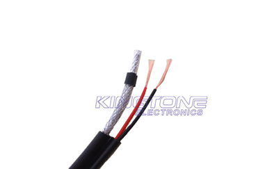 الصين 0.71mm BC RG59 CCTV كابل محوري PE PVC مزود بالرغوة مع 16 × 0.25mm BC Power للامم المتحدة المزود