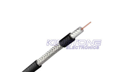 الصين كابل RG11 CATV Coaxial كابل 14 AWG CCS موصل 60٪ AL التجاعيد CM PVC المسموح بها المزود
