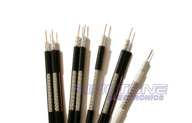 الصين سلك RG6 رباعي CATV المقاوم للماء 18 AWG CCS Jelly PE للدفن المباشر المزود