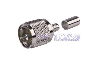 الصين أجهزة توصيل الكابلات الكوكسيّة الذكورية لـ UHF للكابلات الكوكسيّة RG8 RG58 RG195 RG400 المزود