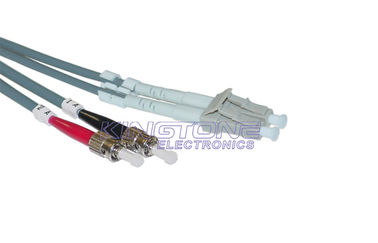 الصين سلك التصحيح متعدد الأوضاع للألياف البصرية ST إلى LC 50/125 Duplex 3.0mm OD المزود