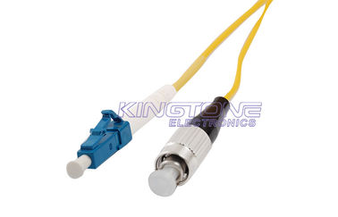 الصين ST إلى LC 3.0mm Fiber Optic Patch Cord Duplex SingleMode لمعدات الألياف الضوئية المزود