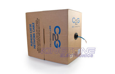 الصين 24 AWG موصل النحاس الصلب UTP CAT5E مع سترة PVC للكاميرا الأمنية المزود