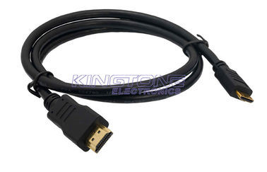 الصين 19P ذكر دبوس الذهب HDMI إلى كابل HDMI في عازل نوع ، 1080P كابلات HDMI1.4 المزود