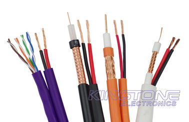 20 AWG CCS RG59 كابل كوكسيال كاميرات مراقبة على مدار الجوال 95% CCA سترة PVC للكاميرات الأمنية المزود