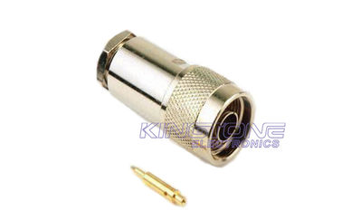 ذكر أنثى نوع N Crimp / وصلة المشبك لشبكات الكمبيوتر 10base2 المزود