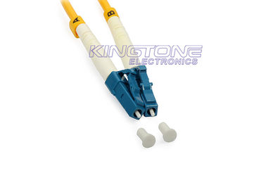 LC إلى LC 8.3/125 سلك الألياف الضوئية ذات الوضع الواحد ، 3.0mm OD جاكيت المزود