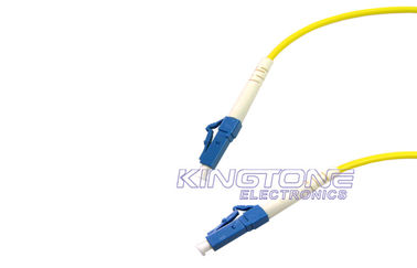LC إلى LC 8.3/125 سلك الألياف الضوئية ذات الوضع الواحد ، 3.0mm OD جاكيت المزود