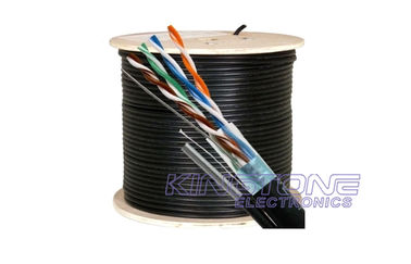 UTP CAT5E في الهواء الطلق مع كابل شبكة الرسول 4 أزواج 24AWG ناعم النحاس UV-PE المزود